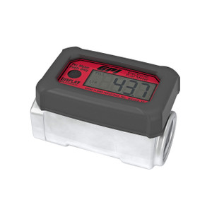 GPI 01A12LM Series 1 in. ISO Digital Inline Meter - Liters