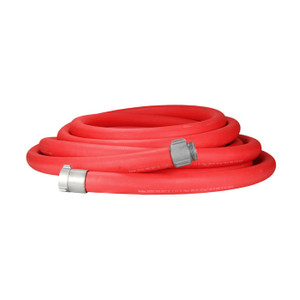 Dixon 1 1/2 in. Non-Collapsible Fire & Utility Hose w/ Aluminum Rocker Lug NST (NH) Threaded Couplings