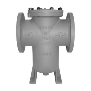 Titan Flow Control BS 85-CS Flanged (Raised Face) Carbon Steel Simplex Basket Strainer w/ Bolted Cover - ASME Class 150