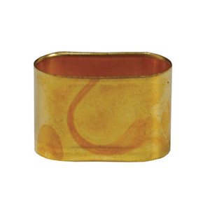 Dixon Oxy-Acetylene Brass Ferrule, .593 x 1.109in. ID, .024 in. Gauge, 25 Qty.