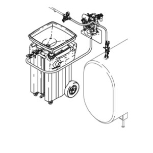 Graco 224873 716 Wall Mount Evacuation Pump System, 3/4 in. NPT