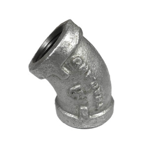 Service Metal Series SG45 Class 150 Galvanized Malleable Iron 1-1/4 in. 45° Elbows