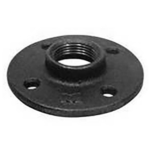 Service Metal Series SBFF Class 150 Black Malleable Iron 3/8 in. Floor Flange