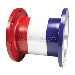 Dixon 4 in. Aluminum TTMA Flange Extension - Red, White, & Blue