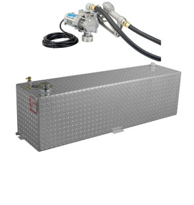 RDS 55 Gallon Aluminum DOT Certified Tank with 8 GPM Transfer Pump