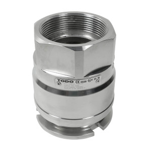 TODO-GAS 2 in. Stainless Steel LPG Dry-Break Adapter x Female NPT, Ultra Low Temp. Viton