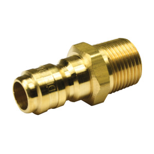 Dixon E-Series 3/8 in. NPTF Straight Through Male Threaded Plug