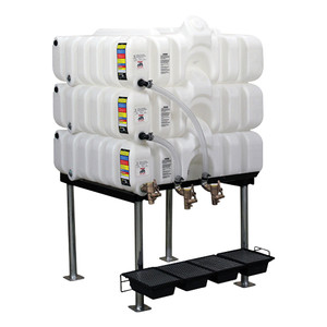 Rhino Tuff Tanks 80/80 Gal. Gravity Feed Poly. Tank Package