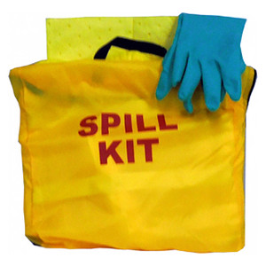 Essentials Small Carry Bag HazMat Spill Kit, 6 Gallon Absorbency