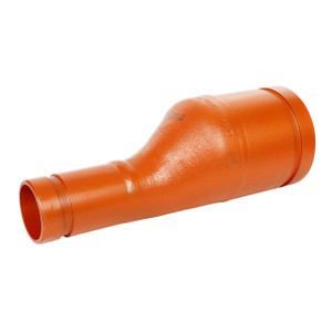 Anvil FIG 7073 Gruvlok® Grooved-End Gr x Gr Eccentric Reducers, Ductile Iron Ptd. Orange