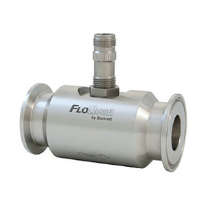 Badger Meter Blancett® B16N Series FloClean Tri-Clover End Sanitary Turbine Flow Meter w/Hub