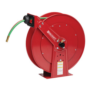 Heavy duty Oxy/Acetylene hose reel - Spring retractable with 1/4 I.D. hose