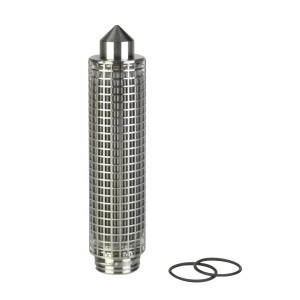 Donaldson P-GSL N Series 304 Stainless Steel Sterile Air, Steam & Liquid Filter Element, 10/3, Code 7 Connection, 5 Micron, EPDM, Welded End Cap