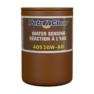 Petroclear 40530W-AD 30 Micron Particulate Removing/Water Sensing Spin-On Fuel Dispenser Filter