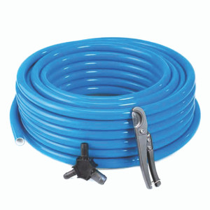 MaxLine® Semi-Flexible Compressed Air Tubing, 100 Ft. L, Blue