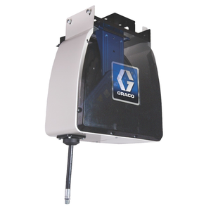 Graco 24D996 SDX 10 1/2 in. x 35 ft. Oil Hose Reel w/ Rigid Manual Meter - Enclosure Included