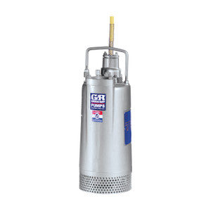 Gorman-Rupp S Series Model S3B1 3 in. NPT Aluminum Slimline Submersible Dewatering Pump, 460V 3P, 475 GPM