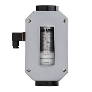 AW-Lake R5A6HL50 1 1/4 in. - 2 in. Port 1 1/2 in. NPTF Flow Rate Transmitter - Aluminum, 5 to 50 GPM
