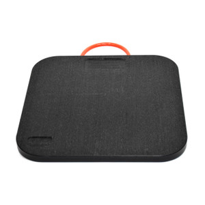 Checkers PAD18181 18 in. x 18 in. x 1 in. Outrigger Crane Pad, 22.5 Ton Load Capacity, Black