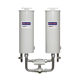 DAVCO Sea Pro Tall Duplex Fuel Filter/Water Separator, 1-5/16 in. - 12 UN/UNF-2A, 1,000 GPH