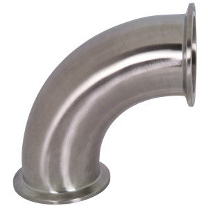 Dixon Sanitary B2CMP-R200 2 in. Stainless Steel 90° Clamp Elbow