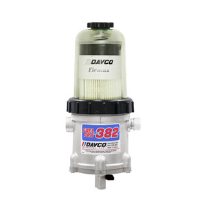 DAVCO Fuel Pro 382 Fuel Filter/Water Separator/Fuel Heater, 1/2 in. NPTF, 180 GPH, Unheated