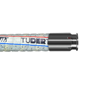 Tudertechnica Glidetech® PTFE Biotech 3/4 in. 150 PSI Chemical Suction & Delivery Hose Assemblies w/ 1 in. Tri-Clamp Ends