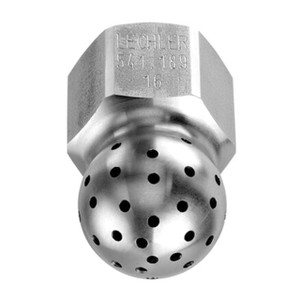 Lechler 540 Series 303 SS 240° Stationary Spray Ball, 1/2 in. Female NPT, 9.13 GPM