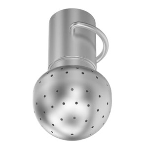 Lechler 527 Series 3A 316 SS Slip-On 360° Stationary Spray Ball, 3/4 in. Dia., 127 GPM