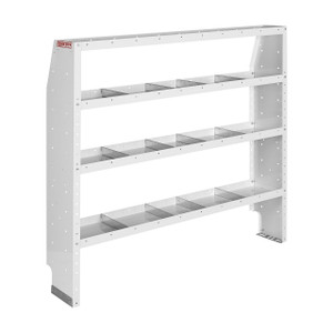 Weather Guard 9376-3-03 Adjustable 4 Shelf Unit - 13 1/2x60x60