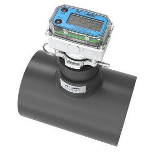 Flomec Aquasonic Series 4 in. Socket PVC Tee Ultrasonic Flow Meter