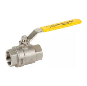 Anvil Series SCL208 Stainless Steel Two-Piece Ball Valve w/ Locking Handle