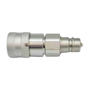 PCI FF08-N12F/NV-12-M FF Series ISO 16028-5675 Zinc Nickel Plated Steel Female Flush Face X Male Non-Valved Combination Plug