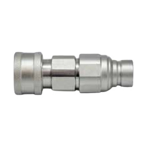 PCI FF08-N12M/NV-12-F FF Series ISO 16028-5675 Zinc Nickel Plated Steel Male Flush Face X Female Non-Valved Combination Coupler