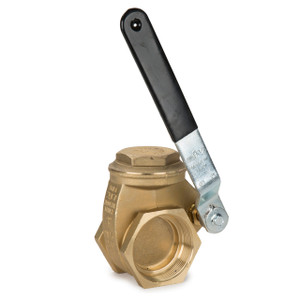 RIV Turchese 3 in. NPT Brass Lever Valve 230 PSI
