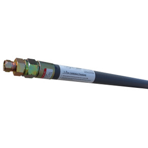 JME XR-17C-10SN-36 3/4 in. IPS x 5/8 in. Female Flare Swivel Flexible Anodeless Riser - 3 ft.