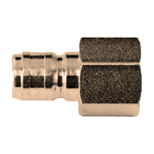 PCI ST Brass Non-Valved Couplings - Plug (Female Threads)