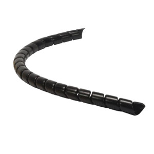 Atlantex Manufacturing SGW88-30 5 1/2 in. Black Spiral Guard Wrap - 30 ft.