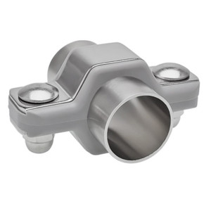 Campbell Fittings PHWM-100T-304SAN Process Hex Weld Mount w/ Acorn Nut - 1 in. Tube