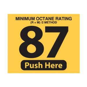 RDM 9342 87 Octane Decal Label - Helix