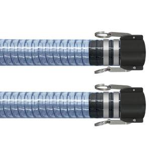 BadgerFlex Poly Spring 1 1/2 in. PVC DEF Hose w/ Part C Coupler Ends