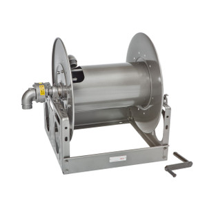 Hannay Reels FF3600 FF3620-25-26-10.5 1 1/2 in. 50 ft. Industrial Fire Protection Reel - LT Roller Orientation