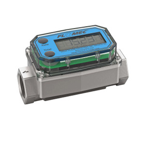GPI G2S07NQ9GMA 3/4 in. NPT Industrial Stainless Steel Turbine Flow Meter w/ Battery Powered Display