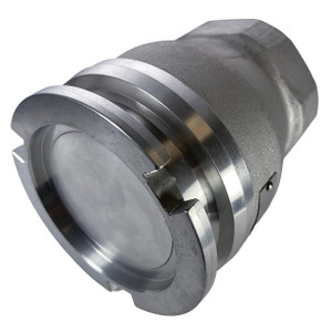 JME L1601039 1 in. Female NPT Aluminum Dry Disconnect Adapter - Tank Unit