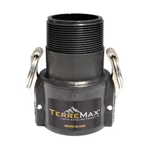 TerreMax Sweep 90° Series Polypropylene Camlock Couplings, Male