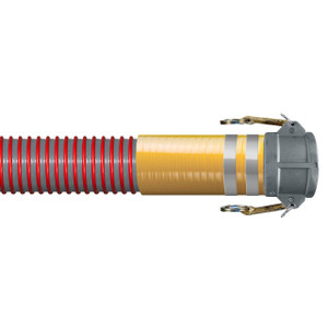 BadgerFlex Vapor HD 4 in. Heavy Duty Gasoline Vapor Recovery Hose Assemblies w/ C x C Ends