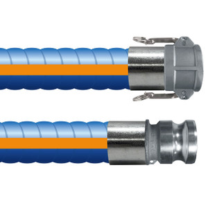Gates 1 in. Chem Master Xtreme FEP 200SD Chemical Transfer Hose w/ Female Coupler x Male Adapter Ends