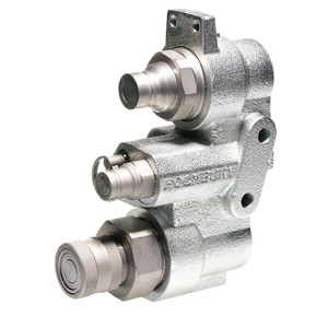 Holmbury HDB 1/2 in. Zinc Nickel Decompression Block Coupling, ISO 16028 W/ NBR and PTFE Seals