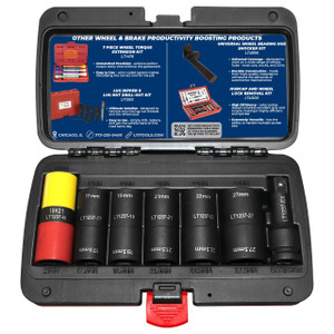 MILTON 1/2 Inch Drive Flip Socket Set, 7 Pc