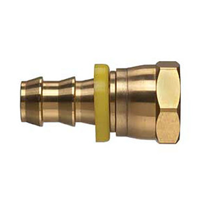Kuriyama 3/8 in. x 3/8 in. Female NPTF Swivel Brass Push-on Fitting